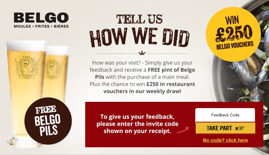 Belgo Customer Feedback Survey
